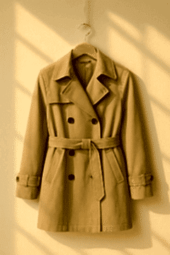 Trençkot Kısa - Kuru Temizleme