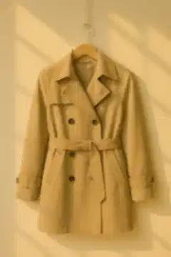 Trençkot Kısa - Ütüleme